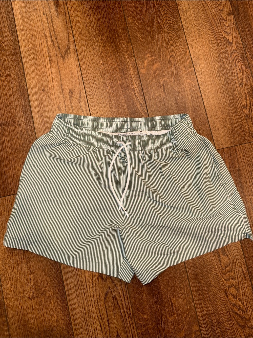 Men's Pull-On Seersucker Swim Trunk Abercrombie